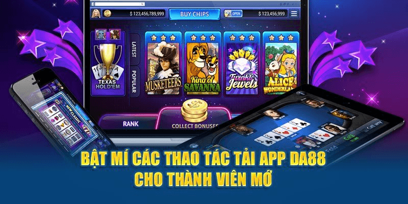 Hướng dẫn cách tải app Da88